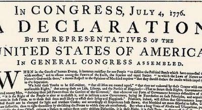 Thoughts on the Declaration of Independence and the American Revolution