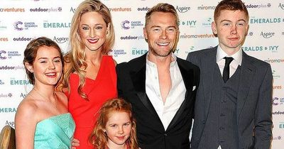 Ronan Keating's wife Storm and his other children as Jack appears on Love Island