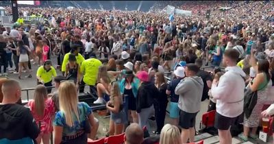 Calvin Harris fans stampede into Glasgow gig standing area in viral video