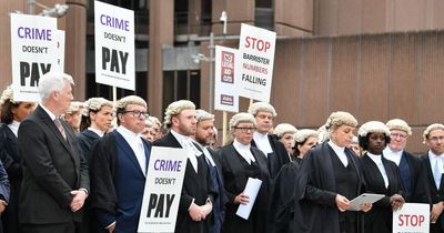 Barristers walk out for second week over 'unsustainable' cuts