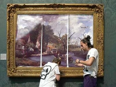 Eco-activist students behind Constable art attack at National Gallery bailed