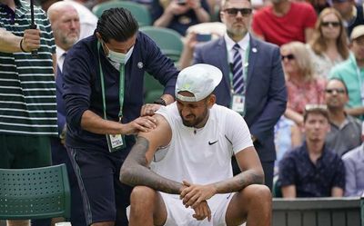 Nick Kyrgios shrugs off injury to set up Wimbledon quarter-final clash against Cristian Garin