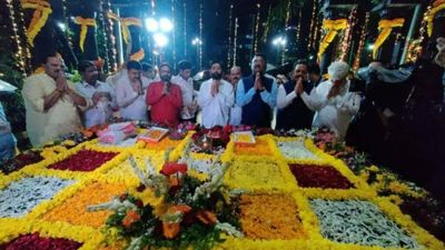 Maharashtra chief minister Eknath Shinde visits his fiefdom after bagging top seat