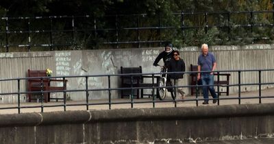 Shocking Covid conspiracy graffiti defaces North Shields seafront promenade