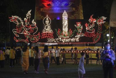 Candles illuminate Ubon Ratchathani's cultural history