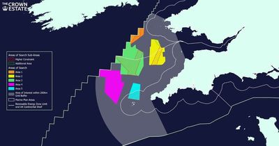 Crown Estate maps out five areas off Cornwall and Wales for floating offshore wind schemes