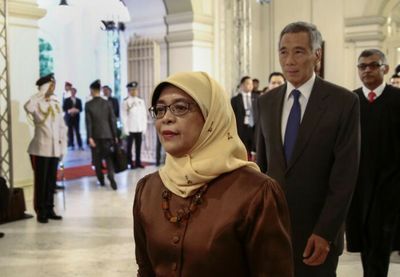 Singapore president tests positive for Covid