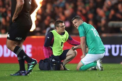 Ireland's Sexton cleared for second Test, All Blacks lose Whitelock