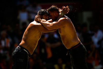 Oil wrestlers seek glory in Turkey's centuries-old contest