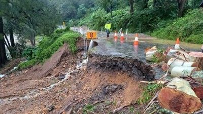 Kangaroo Valley access road destroyed by floods, leaving residents isolated