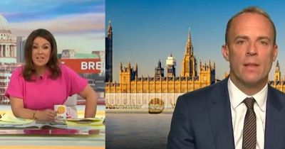 GMB's Susanna Reid clashes with Dominic Raab in 'chaotic' Chris Pincher row