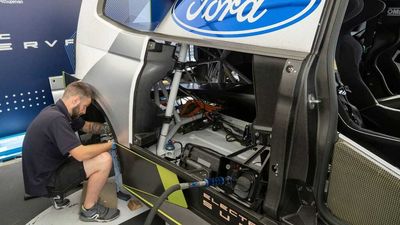 Here’s A Look Under The Ford Electric Supervan’s Skin At Goodwood 2022