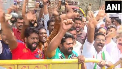 Congress MLA BZ Zameer Ahmed Khan raided: Congress workers stage protest; supporter tries to set himself ablaze