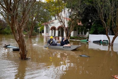 Thousands more evacuate from Sydney as region receives same rainfall in four days that London gets in a year