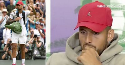Nick Kyrgios defiant in spiky exchange as he’s quizzed on Wimbledon rule breaking
