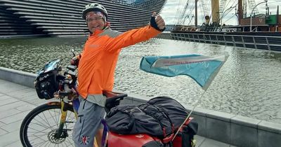 Timmy Mallett praises Dundee as 'a cycling dream' as he continues UK bike tour