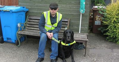 Blind man and guide dog refused taxi ride after driver claimed he had allergies