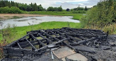 Pictures show devastation wreaked by 'reckless' vandals at Dundee country park