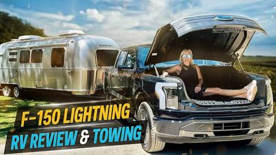 Ford F-150 Lightning Electric Truck Tows Airstream: Needs More Range