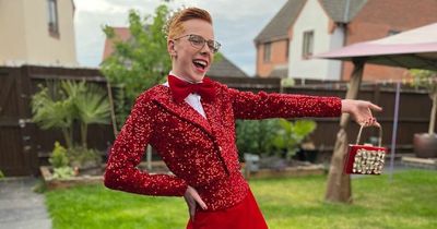 Schoolboy, 16, goes to prom in red dress after telling mum about dream outfit at age 12