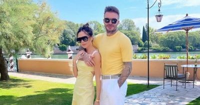 Victoria and David Beckham accidentally coordinate outfits as they celebrate anniversary