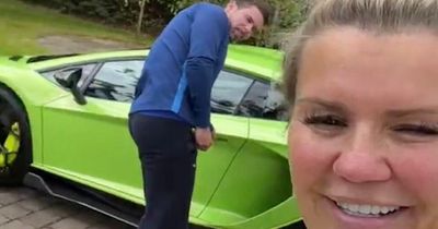 Kerry Katona insists she's not 'bragging' as she shows off new £170k Lamborghini