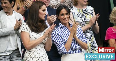 Kate and Meghan's lack of 'tie-signs' at Wimbledon hinted at tension, claims expert