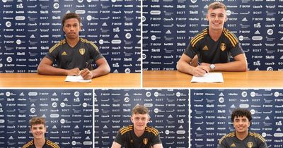 Leeds United confirm five new contracts for next generation of talent coming out of Thorp Arch