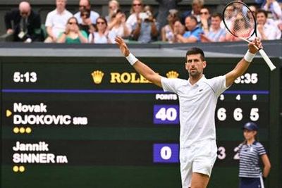 Wimbledon 2022: Novak Djokovic survives Jannik Sinner scare with five-set comeback