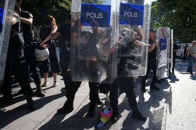 Turkish police teargas Pride march in Ankara, detain 36