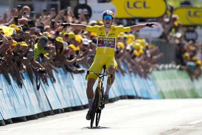 Impressive Wout Van Aert soloes to stage four victory at Tour de France