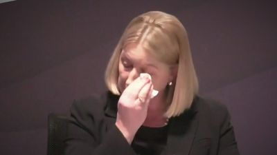 Health department boss Kathrine Morgan-Wicks's tearful apology to abuse victims at commission of inquiry