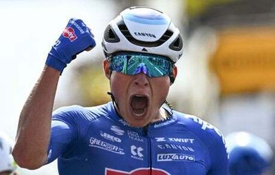 Tour de France racer mistakenly celebrates stage win... after coming second