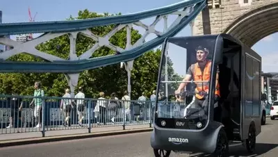 Amazon is also testing electric cargo bikes for city deliveries