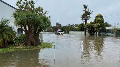 NSW floods updates: High tide pushes up water levels on NSW Central Coast after downpour — as it happened