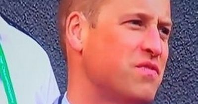 Prince William caught on camera seeming to swear in frustration during Wimbledon