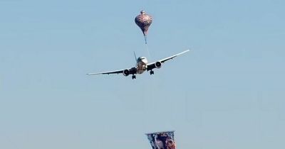 Pilot forced to swerve plane during landing approach to avoid stray balloon