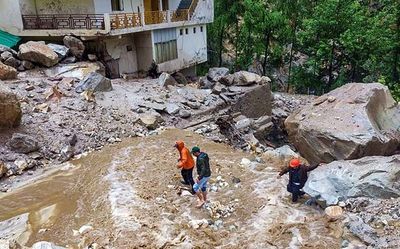 Flash floods, landslides hit Himachal Pradesh