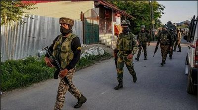 Two local terrorists surrender during encounter in J-K's Kulgam