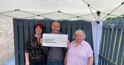 Andy's Lanarkshire home helps raise more than £1000 for families and food bank