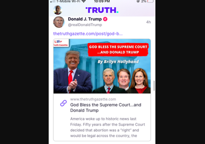 Donald Trump boasts popularity has gone up since Jan 6 in Truth Social posting frenzy