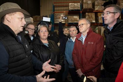 Anthony Albanese faces first test leading during a natural disaster in flood-ravaged north-west Sydney