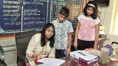Vijayawada: Kids of IAS officer enrolled in government school