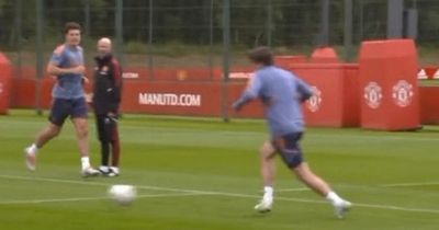 Erik ten Hag leaves Man Utd stars in no doubt over his demands in fresh training footage