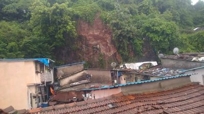 Three injured in Mumbai landslide after heavy rain; flooded roads and traffic snarls continue to plague citizens