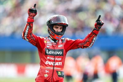 Bagnaia's victory celebrations take a wrong turn
