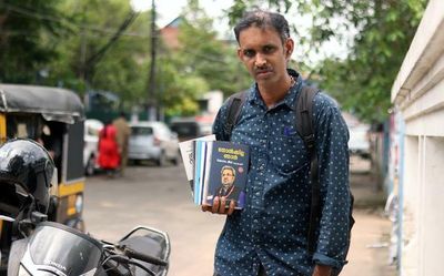 Dileep S has been a travelling vendor of books for 23 years