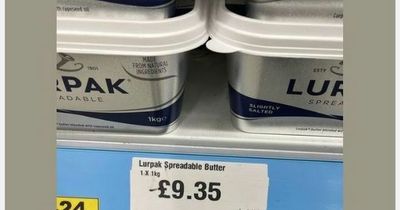 Cheapest supermarkets for a tub of butter as Lurpak prices soar to over £9