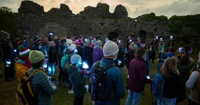 A secret sunset picnic and light trail is happening in Wales tonight