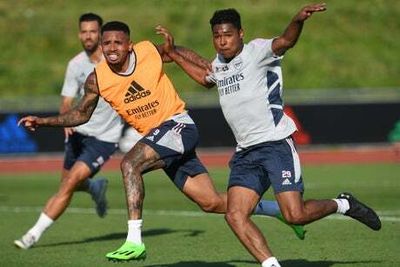 New Arsenal training pictures as Gabriel Jesus, Marquinhos and Matt Turner get up to speed in Germany